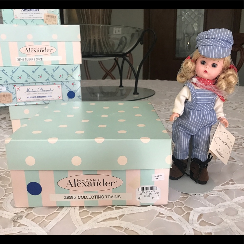 Collecting Trains Madame Alexander Doll